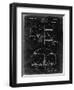 PP196- Black Grunge Albach Basketball Goal Patent Poster-Cole Borders-Framed Giclee Print