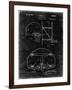 PP196- Black Grunge Albach Basketball Goal Patent Poster-Cole Borders-Framed Giclee Print