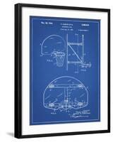 PP196- Blueprint Albach Basketball Goal Patent Poster-Cole Borders-Framed Giclee Print