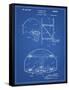 PP196- Blueprint Albach Basketball Goal Patent Poster-Cole Borders-Framed Stretched Canvas