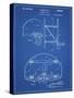 PP196- Blueprint Albach Basketball Goal Patent Poster-Cole Borders-Stretched Canvas