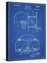 PP196- Blueprint Albach Basketball Goal Patent Poster-Cole Borders-Stretched Canvas