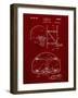 PP196- Burgundy Albach Basketball Goal Patent Poster-Cole Borders-Framed Premium Giclee Print