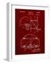 PP196- Burgundy Albach Basketball Goal Patent Poster-Cole Borders-Framed Premium Giclee Print