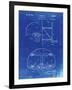 PP196- Faded Blueprint Albach Basketball Goal Patent Poster-Cole Borders-Framed Giclee Print