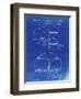PP196- Faded Blueprint Albach Basketball Goal Patent Poster-Cole Borders-Framed Giclee Print