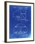 PP196- Faded Blueprint Albach Basketball Goal Patent Poster-Cole Borders-Framed Giclee Print