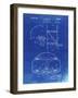 PP196- Faded Blueprint Albach Basketball Goal Patent Poster-Cole Borders-Framed Giclee Print