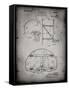 PP196- Faded Grey Albach Basketball Goal Patent Poster-Cole Borders-Framed Stretched Canvas