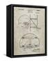 PP196- Sandstone Albach Basketball Goal Patent Poster-Cole Borders-Framed Stretched Canvas