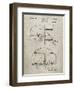 PP196- Sandstone Albach Basketball Goal Patent Poster-Cole Borders-Framed Giclee Print