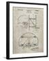 PP196- Sandstone Albach Basketball Goal Patent Poster-Cole Borders-Framed Giclee Print
