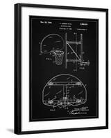 PP196- Vintage Black Albach Basketball Goal Patent Poster-Cole Borders-Framed Giclee Print