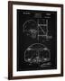 PP196- Vintage Black Albach Basketball Goal Patent Poster-Cole Borders-Framed Giclee Print