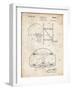 PP196- Vintage Parchment Albach Basketball Goal Patent Poster-Cole Borders-Framed Giclee Print