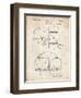 PP196- Vintage Parchment Albach Basketball Goal Patent Poster-Cole Borders-Framed Giclee Print