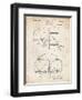 PP196- Vintage Parchment Albach Basketball Goal Patent Poster-Cole Borders-Framed Premium Giclee Print