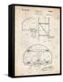 PP196- Vintage Parchment Albach Basketball Goal Patent Poster-Cole Borders-Framed Stretched Canvas