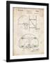 PP196- Vintage Parchment Albach Basketball Goal Patent Poster-Cole Borders-Framed Giclee Print