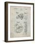 PP198- Antique Grid Parchment Bell and Howell Color Filter Camera Patent Poster-Cole Borders-Framed Giclee Print