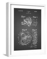 PP198- Black Grid Bell and Howell Color Filter Camera Patent Poster-Cole Borders-Framed Giclee Print