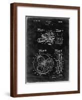 PP198- Black Grunge Bell and Howell Color Filter Camera Patent Poster-Cole Borders-Framed Giclee Print