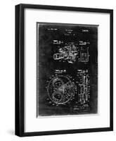 PP198- Black Grunge Bell and Howell Color Filter Camera Patent Poster-Cole Borders-Framed Giclee Print