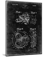 PP198- Black Grunge Bell and Howell Color Filter Camera Patent Poster-Cole Borders-Mounted Giclee Print