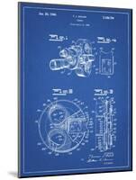 PP198- Blueprint Bell and Howell Color Filter Camera Patent Poster-Cole Borders-Mounted Giclee Print