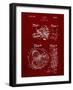 PP198- Burgundy Bell and Howell Color Filter Camera Patent Poster-Cole Borders-Framed Giclee Print