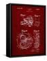 PP198- Burgundy Bell and Howell Color Filter Camera Patent Poster-Cole Borders-Framed Stretched Canvas