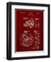 PP198- Burgundy Bell and Howell Color Filter Camera Patent Poster-Cole Borders-Framed Giclee Print