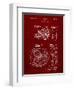 PP198- Burgundy Bell and Howell Color Filter Camera Patent Poster-Cole Borders-Framed Giclee Print