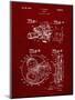 PP198- Burgundy Bell and Howell Color Filter Camera Patent Poster-Cole Borders-Mounted Giclee Print