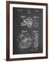 PP198- Chalkboard Bell and Howell Color Filter Camera Patent Poster-Cole Borders-Framed Giclee Print