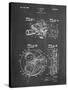 PP198- Chalkboard Bell and Howell Color Filter Camera Patent Poster-Cole Borders-Stretched Canvas