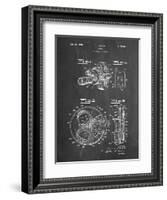 PP198- Chalkboard Bell and Howell Color Filter Camera Patent Poster-Cole Borders-Framed Giclee Print