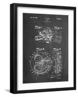 PP198- Chalkboard Bell and Howell Color Filter Camera Patent Poster-Cole Borders-Framed Giclee Print