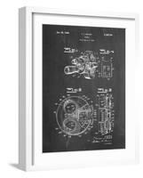 PP198- Chalkboard Bell and Howell Color Filter Camera Patent Poster-Cole Borders-Framed Giclee Print