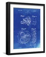 PP198- Faded Blueprint Bell and Howell Color Filter Camera Patent Poster-Cole Borders-Framed Giclee Print