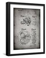 PP198- Faded Grey Bell and Howell Color Filter Camera Patent Poster-Cole Borders-Framed Giclee Print