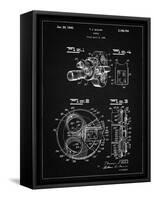 PP198- Vintage Black Bell and Howell Color Filter Camera Patent Poster-Cole Borders-Framed Stretched Canvas