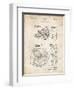 PP198- Vintage Parchment Bell and Howell Color Filter Camera Patent Poster-Cole Borders-Framed Premium Giclee Print