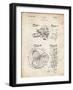 PP198- Vintage Parchment Bell and Howell Color Filter Camera Patent Poster-Cole Borders-Framed Giclee Print