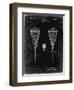 PP199- Black Grunge Lacrosse Stick 1948 Patent Poster-Cole Borders-Framed Giclee Print