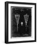 PP199- Black Grunge Lacrosse Stick 1948 Patent Poster-Cole Borders-Framed Giclee Print