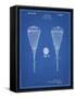 PP199- Blueprint Lacrosse Stick 1948 Patent Poster-Cole Borders-Framed Stretched Canvas