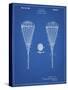 PP199- Blueprint Lacrosse Stick 1948 Patent Poster-Cole Borders-Stretched Canvas