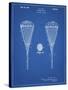 PP199- Blueprint Lacrosse Stick 1948 Patent Poster-Cole Borders-Stretched Canvas