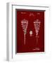 PP199- Burgundy Lacrosse Stick 1948 Patent Poster-Cole Borders-Framed Giclee Print